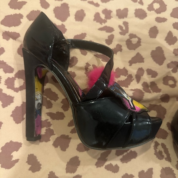 Super rare retired Iron Fist smoking puddle spike high heels - Picture 4 of 11